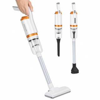 Aspirateur Portable Sans Fil 4-en-1 – Rechargeable avec Filtre Haute Performance