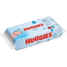 Huggies Pure Baby Wipes, 56 Pieces