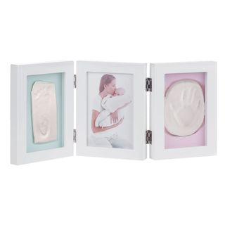 Marco de fotos con huella mano y pie-10280C01