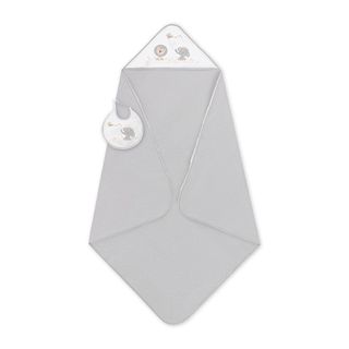 Capa baño + babero Cachirulo Gris-1226/GR