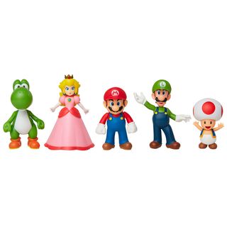 FIGURE SUPER MARIO (6CM) 5PK