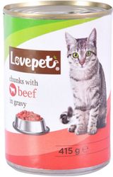 Hrana za mačke goved.lim Love Pet 415g