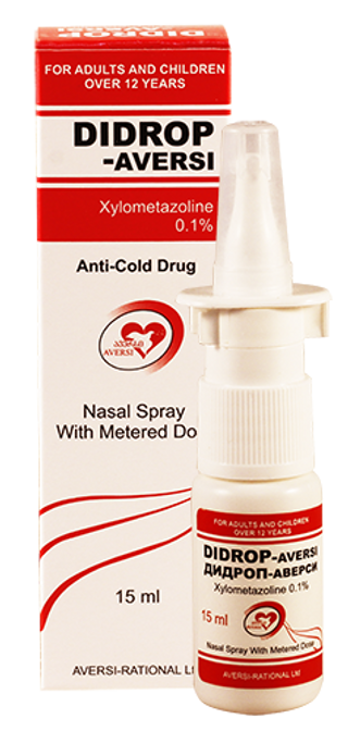 დიდროფი 0.1% 15მლ ცხვ/აეროზ   Didrop nasal spray 0.1% 15ml #1