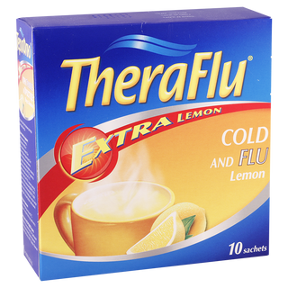 ტერაფლუ ექსტრა პაკ #10   Teraflu extra shashet #10