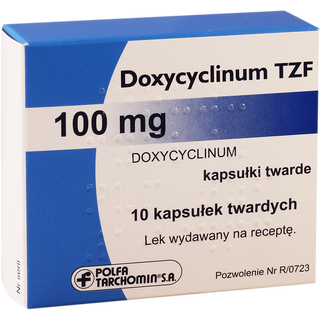 დოქსიციკლინი 0.1გრ კაფს N10   Doxycycline caps 100mg #10