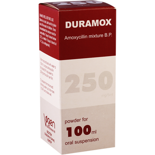 დურამოქსი 250მგ/5მლ 100მლ   Duramox 250mg/5ml oral susp