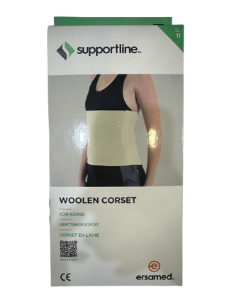 სუპორტლაინი SL-11C M მატყლის კორსეტი  წებოვანი შესაკრავით 8632