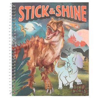 Dino World Libro Colorear y Pegatinas-0012473