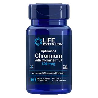 LIFE EXTENSION Capsules de chrome optimisées, 60 Nombre