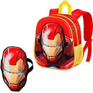 Iron Man Mochila Infantil con Máscara-05635