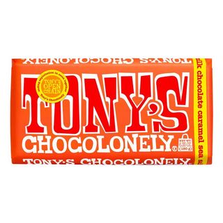 Tony's Chocolonely Caramel Sea Salt Milk Chocolate, 180g