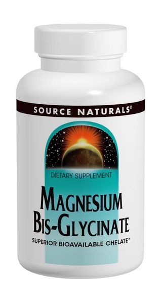 SOURCE NATURALS MAGNESIUM BIS-GLYCINATE 60TABS #SN2131