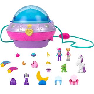 Polly Pocket Playset Estuche de Espacio Doble Play-HCG25