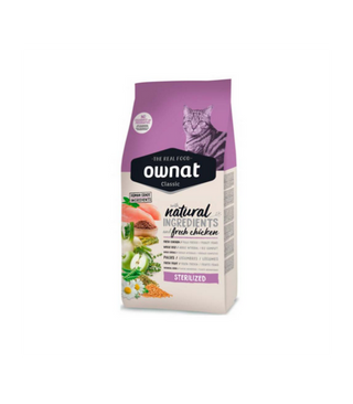 Ownat CLASSIC Stérilisé pour Chats 1,5 kg