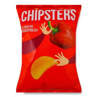 Чипси картопляні Chipster's Паприка 100 г (4823127310892)