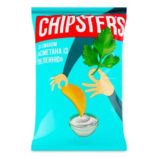 Chipster's Sour Cream Potato Chips, 60g