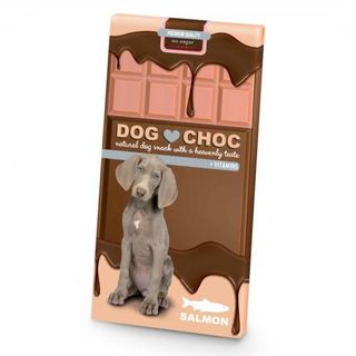 Duvo Plus Tableta de Chocolate y Salmón para Perro (100 gr) 5414365354657
