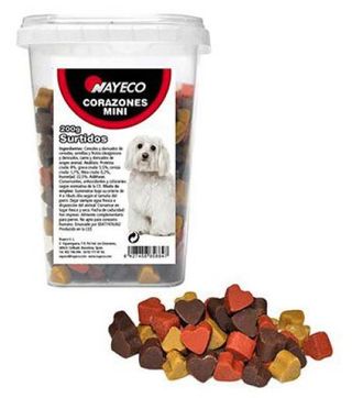 Nayeco Galletas para Perros Corazones Surtidos (200 GR) 8427458858847