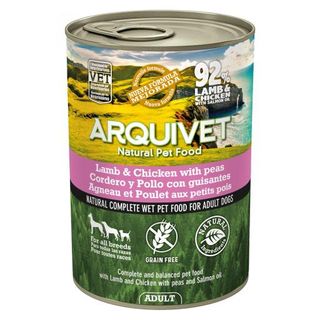 Arquivet Comida Húmeda Adult Cordero y Pollo para Perros (400 GR) 8435117890886