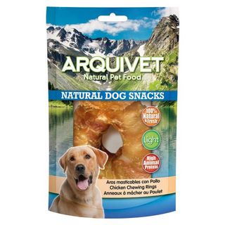 Arquivet Snacks para Perros Aros Masticables con Pollo (24 Unidades) 8435117821859