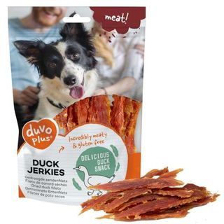Duvo Plus Snacks Filetes de Pato Secos para Perro (100 gr) 5414365357818