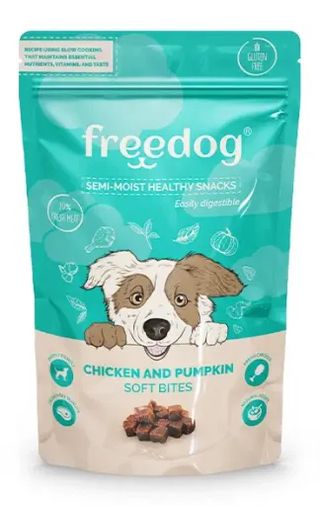 Freedog Snack Semi-Húmedo de Pollo y Calabaza para Perros (100 gr) 8429083050276