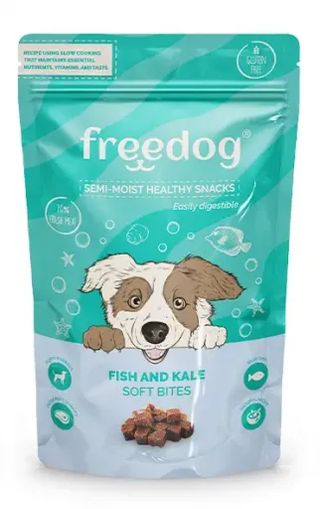 Freedog Snack Semi-Húmedo de Pescado Azul y Col para Perros (100 gr) 8429083050306