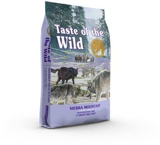 Taste of the Wild Sierra Mountain Cordero ração para cães 12.2KG