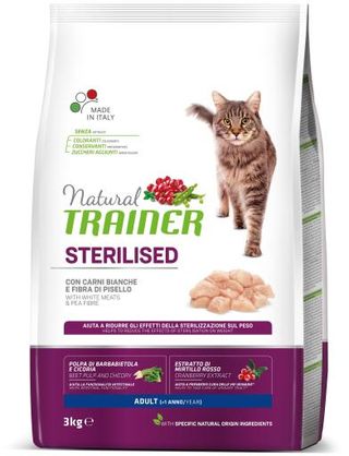 Trainer Pienso Natural de Carne Blanca para Gato Adulto Esterilizado (3 Kg) 8059149029764