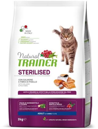 Trainer Pienso Natural de Salmón para Gato Adulto Esterilizado (3 Kg) 8059149029849