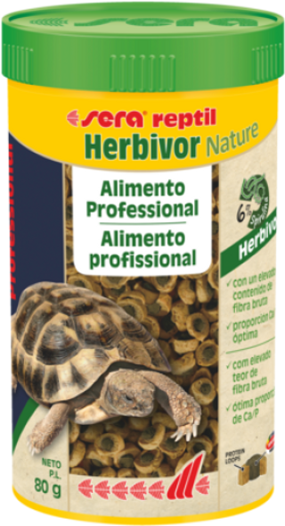 Sera Reptil Professional Herbivor Nature Alimento para Reptiles Herbívoros (80 GR) 4001942018104
