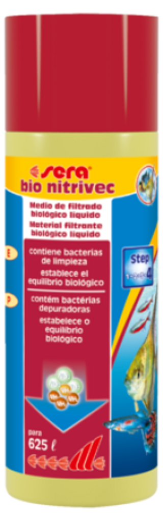 Sera Bio Nitrivec para Restablecer El Equilibrio Biológico Del Acuario (250 ml) 4001942037501