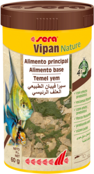Sera Vipan Nature Alimento con Harina de Insectos y Efecto Prebiótico (60 GR) 4001942452809