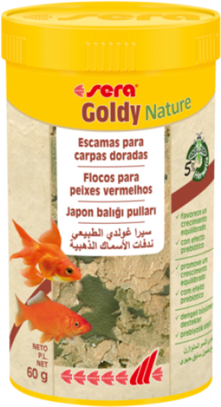 Sera Goldy Nature Escamas para Carpas Doradas (60 GR) 4001942453325