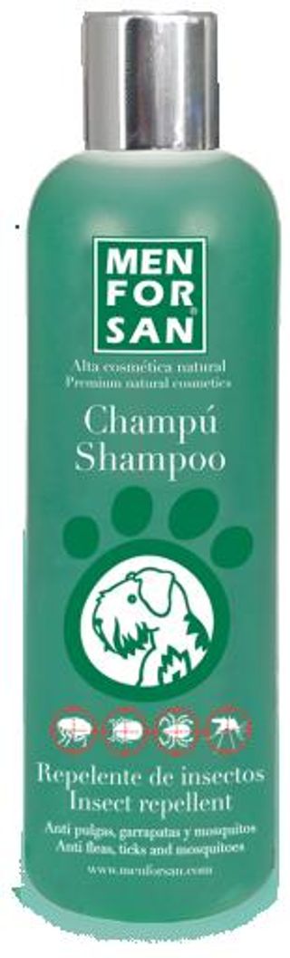 Men For San Champú Natural Repelente de Insectos con Citronela (300 ml) 8414580004686