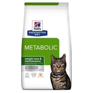 Hill's Pienso Prescription Diet Metabolic Weight Loss & Maintenance para La Pérdida de Peso en Gatos (3 Kg) 052742042633