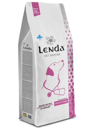 Lenda Vet. Nature Gastro & Atopic Food pour la digestion et la dermatose chez les chiens (2 KG) 8435578250021