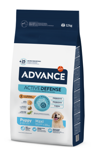 Advance Pienso Puppy Pollo y Arroz para Cachorros Raza Grande (12 KG) 8410650221502