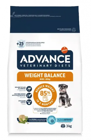 Advance Pienso Weight Balance de Pollo para Perros Pequeños (3 Kg) 8410650599427