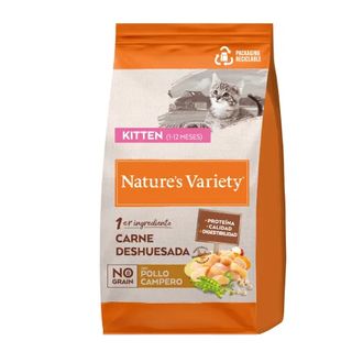 Nature's Variety Pienso Kitten No Grain Free Pollo para Gatitos (1,25 KG) 8410650271804
