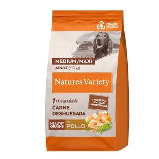 3 kg Nature's Variety Healthy Grain Adult Medium Maxi Frango ração para cão