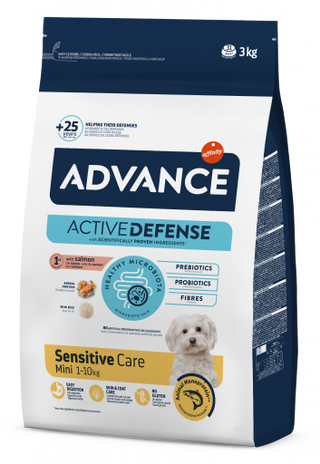 Advance Pienso Sensitive de Salmón y Arroz para Perros Adultos Mini (700 GR) 8410650582849