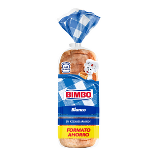 Bimbo Pan de Molde Familiar 0% Con Corteza 640g