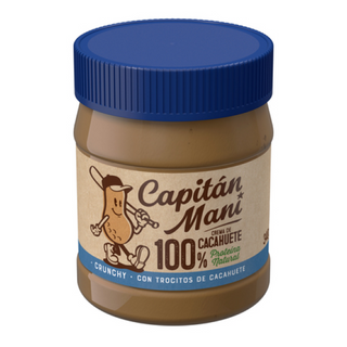 Capitán Maní 100% Crema De Cacahuete Crujiente 340g