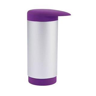 DISTRIBUTEUR SAVON MIAMI INOX DBLE PAROI BAS MAUVE ref