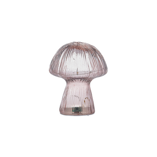 SHAMPIGNON LAMP LED 15.5x15.5x20.5cm GRIS /ROSE ref