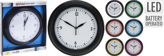 HORLOGE MURALE AVEC BANDE LED PP REF