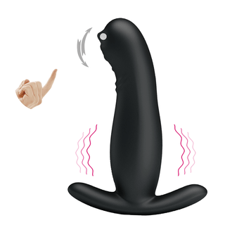 Masajeador Prostático Con Vibración Y Cosquilleo Punto-p Usb