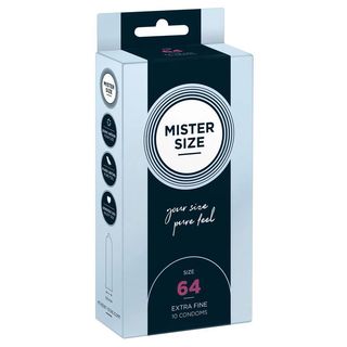 Preservativos Extra Grandes Mister Size 64mm 10 Unidades