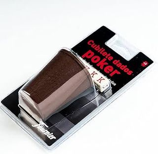 Cubilete Dados Poker Fournier